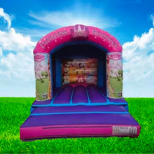 Load image into Gallery viewer, Princess Themed Bouncy Castle 10ft x 12ft